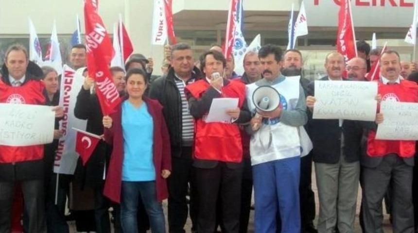 T&uuml;rk Sağlıksen Şube Başkanı Turgay &Ccedil;etin: