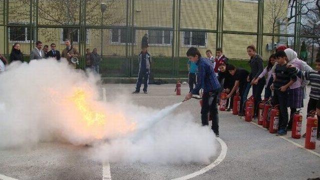 Çocuk Eğitim Merkezi’nde Yangın Tatbikatı