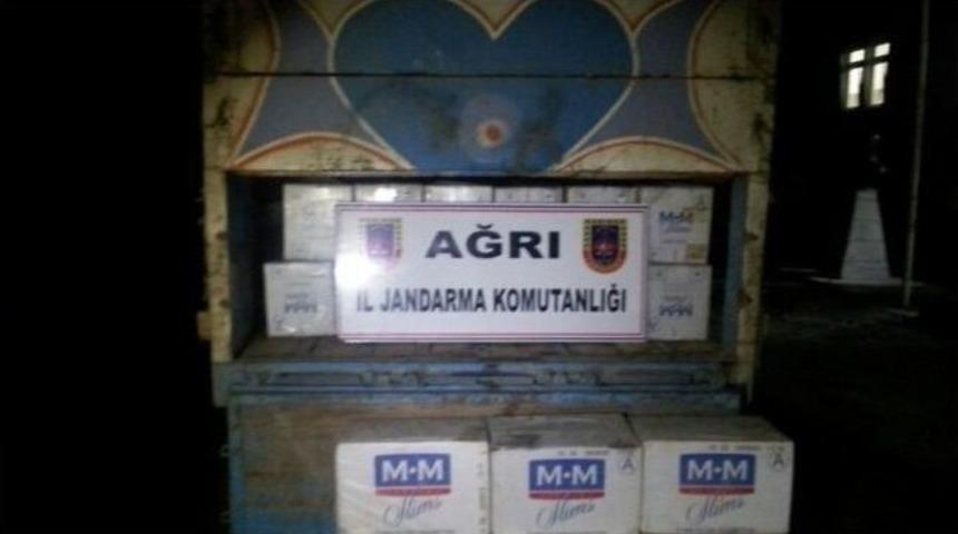 Doğubayazıt&rsquo;ta 28 Bin 890 Paket Ka&ccedil;ak Sigara Yakalandı