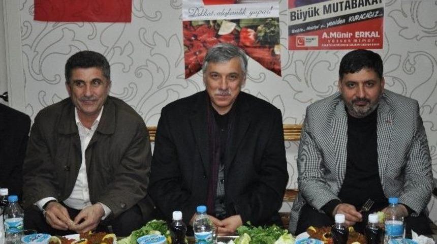 Erkal, Rutikanlılar Derneğini Ziyaret Etti