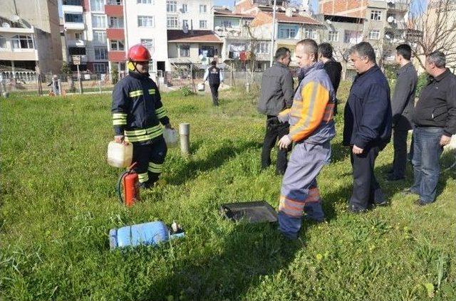 Tekirdağ İtfaiyesi Fabrika Çalışanlarına Yangın Güvenliği Eğitimi Verdi 2
