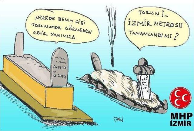 Mhp'li Taşer Karikatürlerle Eleştirdi!