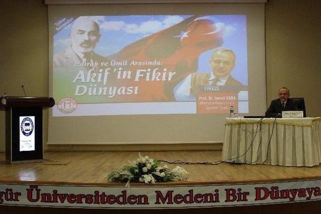 Mş&uuml;&rsquo;de Akif&rsquo;in Fikir D&uuml;nyası Konferansı 1
