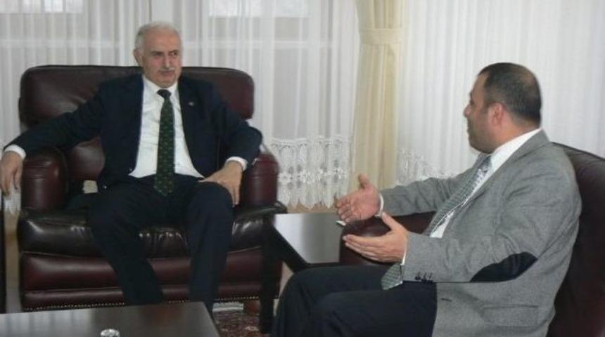 İmo Yönetim Kurulu Rektör Koçak’ı Makamında Ziyaret Etti