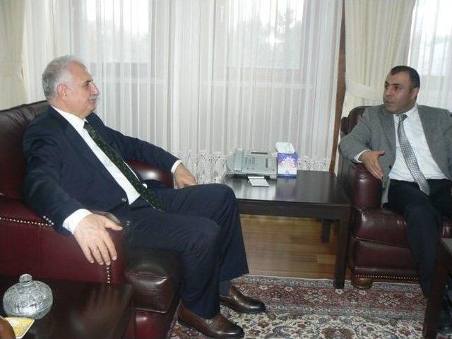 İmo Yönetim Kurulu Rektör Koçak’ı Makamında Ziyaret Etti 1