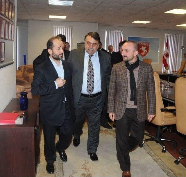 Tff Kul&uuml;p Lisans Kurulu Başkanı, Samsunspor&rsquo;u Ziyaret Etti 2