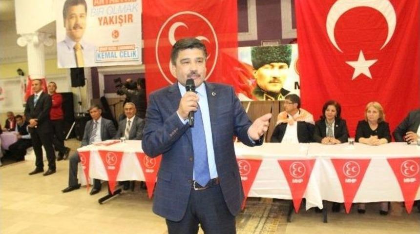 Mhp Adayı &Ccedil;elik, Honamlı Y&ouml;r&uuml;kleri İle Bir Araya Geldi