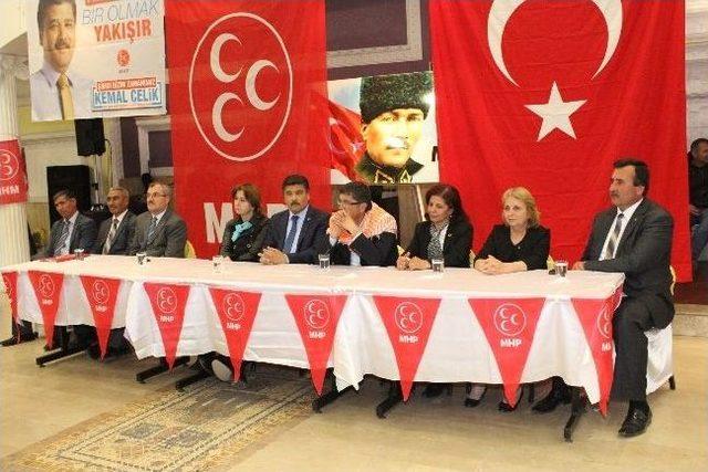 Mhp Adayı &Ccedil;elik, Honamlı Y&ouml;r&uuml;kleri İle Bir Araya Geldi 1