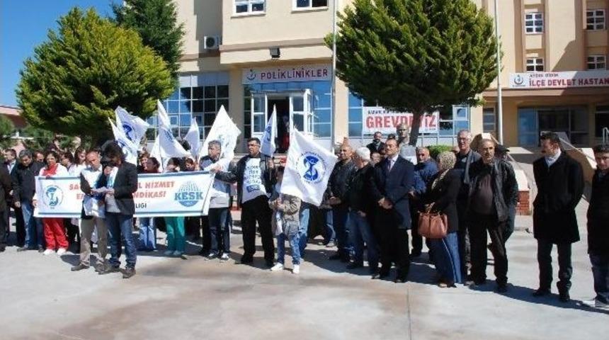 Didim'de Sağlık&ccedil;ılar 14 Mart'ta İş Bıraktı