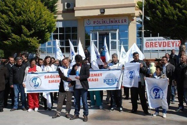 Didim de Sağlık&ccedil;ılar 14 Mart ta İş Bıraktı 1