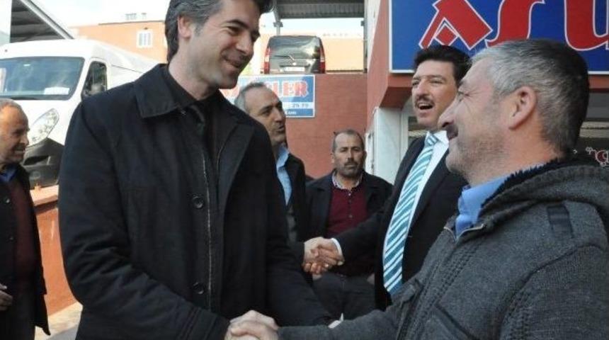 Ak Partili Baykalmış Otokent&rsquo;te Esnafla Buluştu