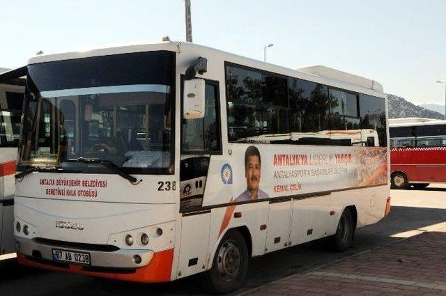 Antalya’da Toplu Ulaşım Araçlarında Siyasi Reklam Tartışması