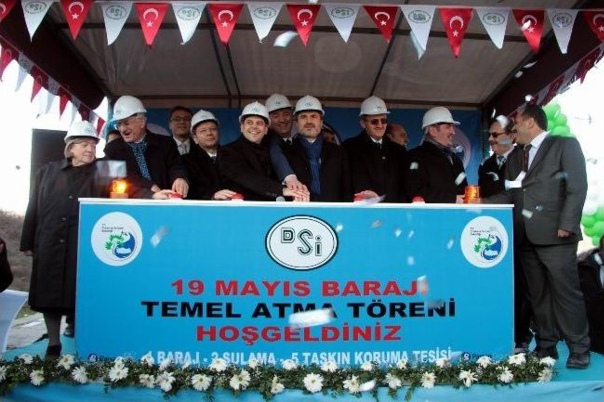 Samsun&rsquo;da Baraj Ve 7 Tesisin Temeli Atıldı