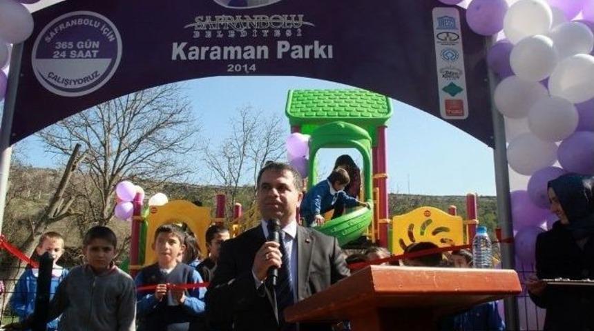 Safranbolu&rsquo;da Park A&ccedil;ılışı
