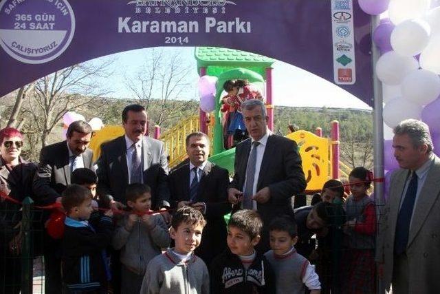 Safranbolu’da Park Açılışı