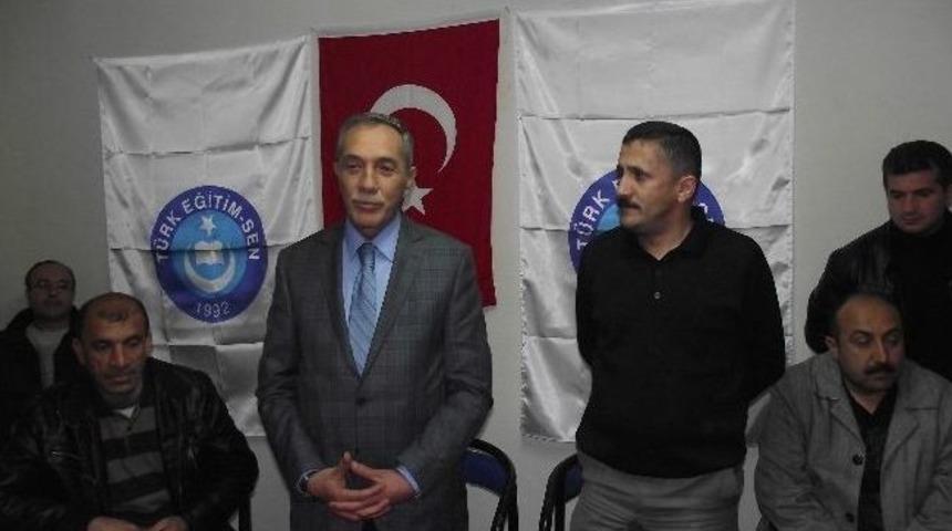 &Ouml;zdemir&rsquo;den T&uuml;rk Eğitim Sen&rsquo;e Ziyaret