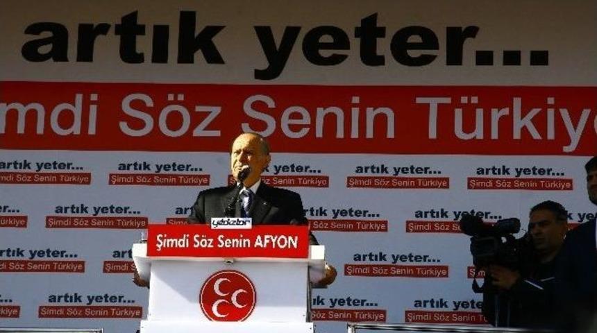 Mhp Lideri Bah&ccedil;eli Afyonkarahisar&rsquo;da