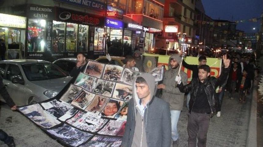 C&ouml;der &Uuml;yesi &Ouml;ğrenciler Meşaleli Y&uuml;r&uuml;y&uuml;ş D&uuml;zenledi