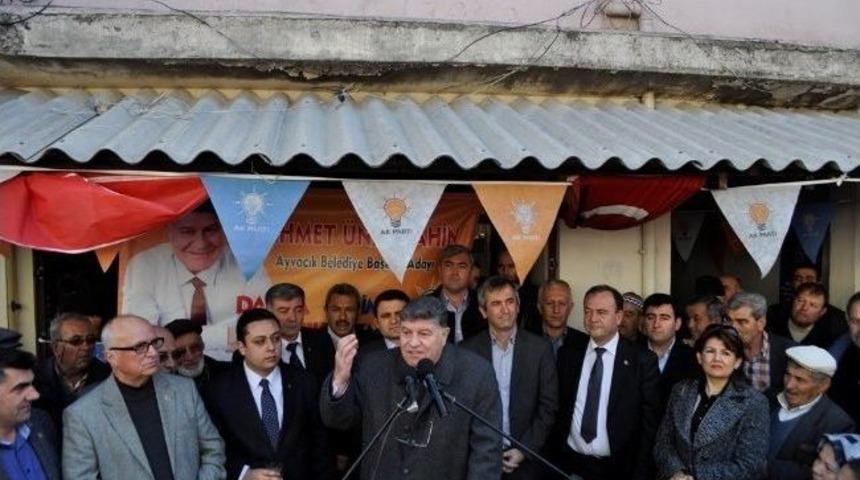 Ayvacık Ak Parti Se&ccedil;im B&uuml;rosu A&ccedil;ıldı