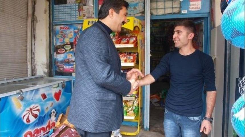 Kurt Se&ccedil;im &Ccedil;alışmaları Kapsamında K&ouml;y Ve Esnaf Ziyaretinde Bulundu