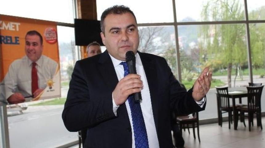 G&ouml;rele Ak Parti Belediye Başkan Adayı Erener, Muhtarlarla Buluştu