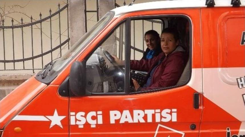 Malatya'da Se&ccedil;im &Ccedil;alışmalarına Kadın Eli