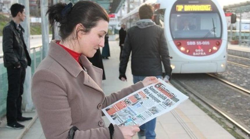 Tramvay Gazetesi, G&uuml;nl&uuml;k 15 Bin Baskı Yapılıp &Uuml;cretsiz Dağıtılıyor