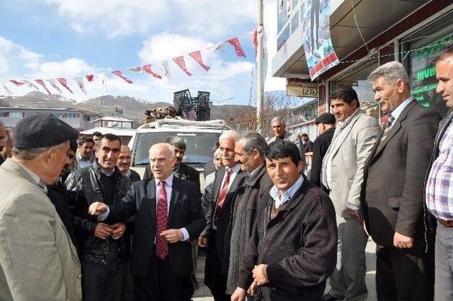 Bdp Milletvekili Zenderlioğlu Adilcevaz'da Esnafları Ziyaret Etti