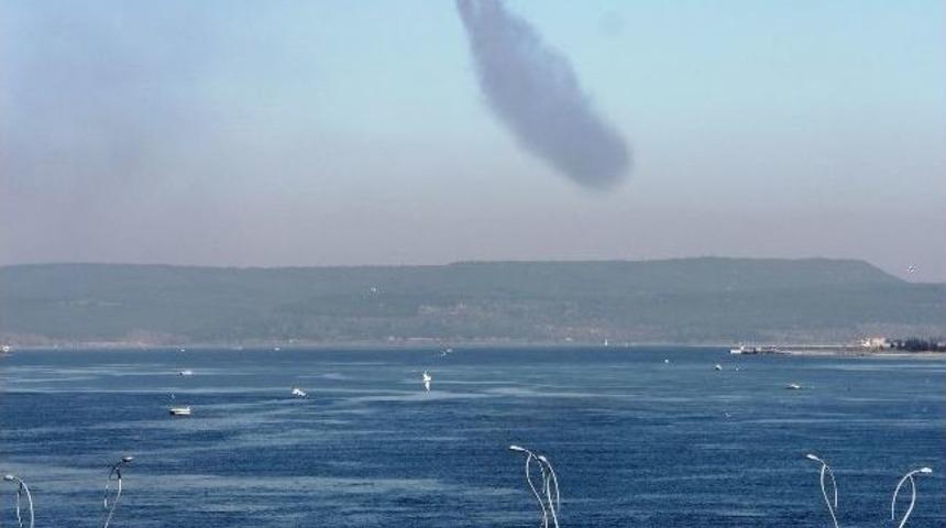 Solo T&uuml;rk U&ccedil;ağının Prova G&ouml;sterisi Bile Nefes Kesti