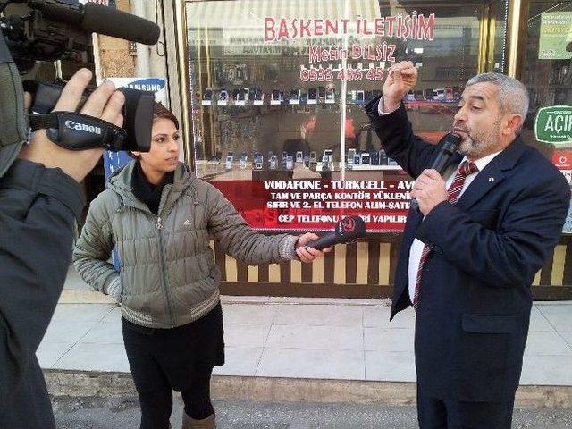 Kanal 7 Televizyonu Bağımsız Aday B&ouml;rek&ccedil;i İ&ccedil;in Tosya&rsquo;ya Geldi 1