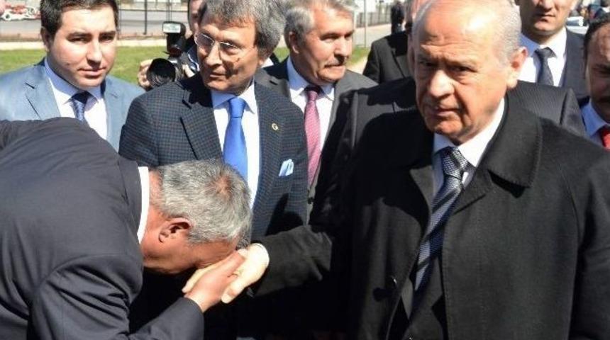 Mhp Genel Başkanı Bah&ccedil;eli Kayseri&rsquo;de