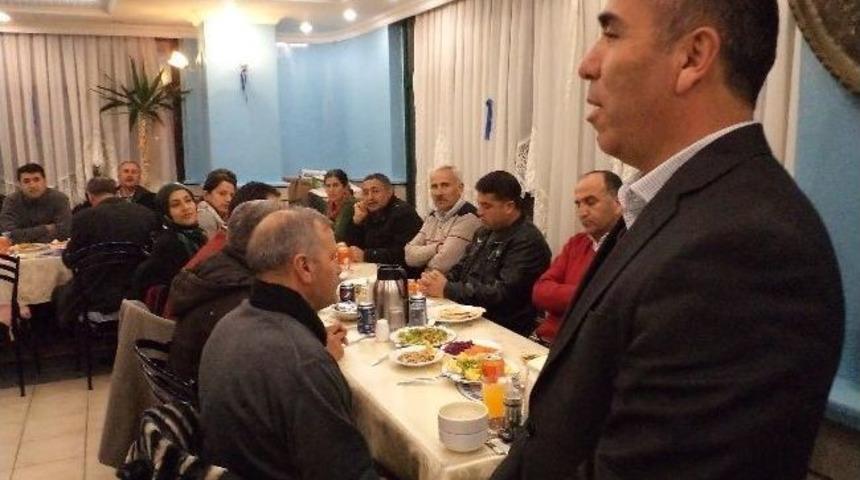 Varto Belediye Başkanına Veda Yemeği