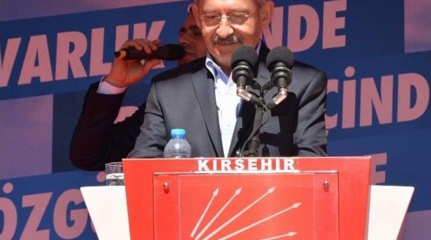 Chp Genel Başkanı Kemal Kılı&ccedil;daroğlu Kırşehir&rsquo;de