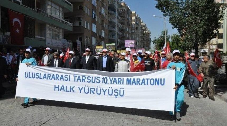 Tarsus Uluslararası Yarı Maratonun Tanıtım Y&uuml;r&uuml;y&uuml;ş&uuml; Ger&ccedil;ekleştirildi
