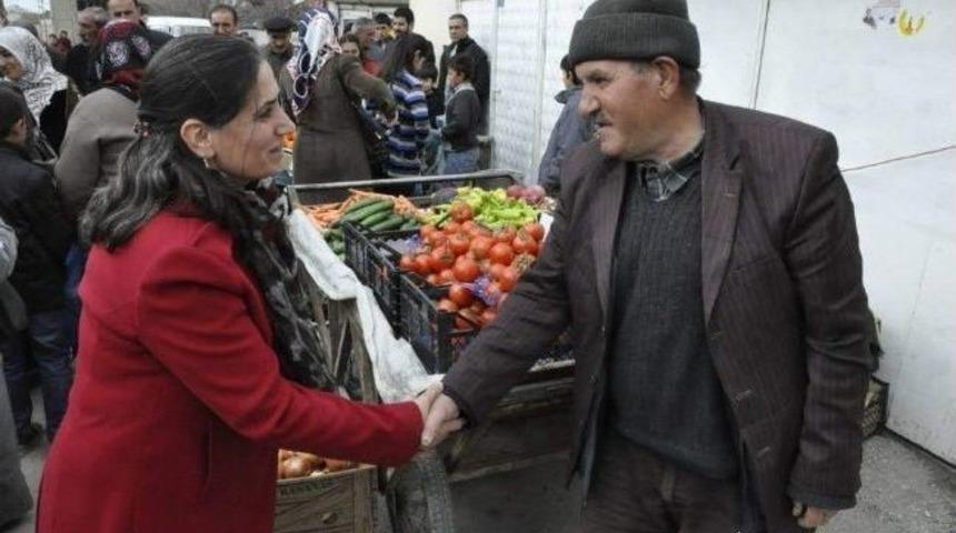 Bdpli Bidav Ve Keser Semt Pazarını Ziyaret Etti