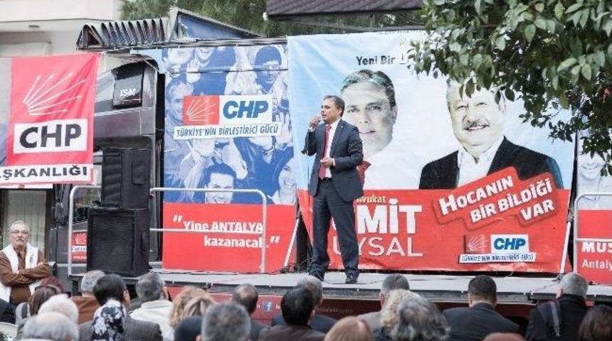 Chp Adayı Uysal, Sinan Ve Zerdalilik Mahalleri Sakinleri İle Buluştu