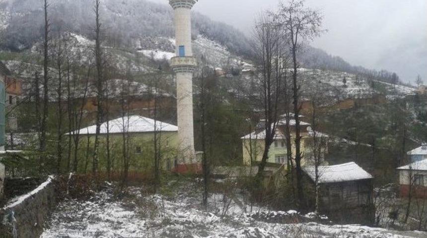 Giresun Baharı Karla Karşıladı