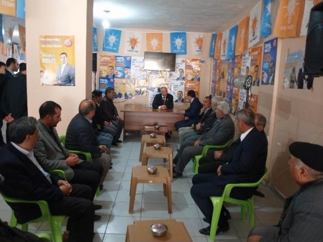 Osman Aslan&rsquo;dan Parlak&rsquo;a Destek Ziyareti