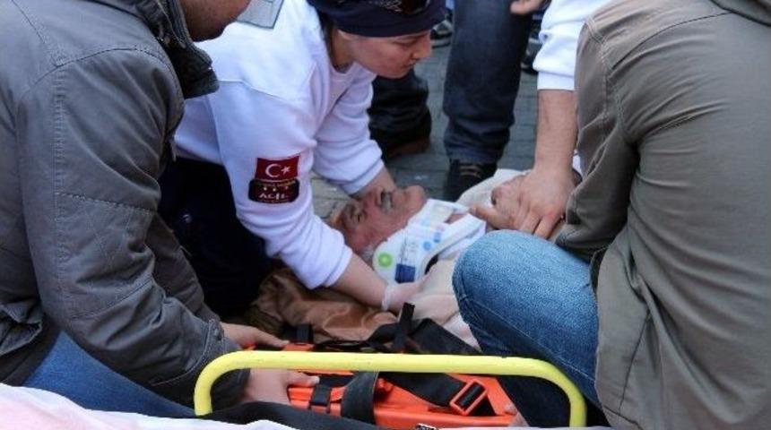 Tramvay Hattında Kaza, 1 Yaralı