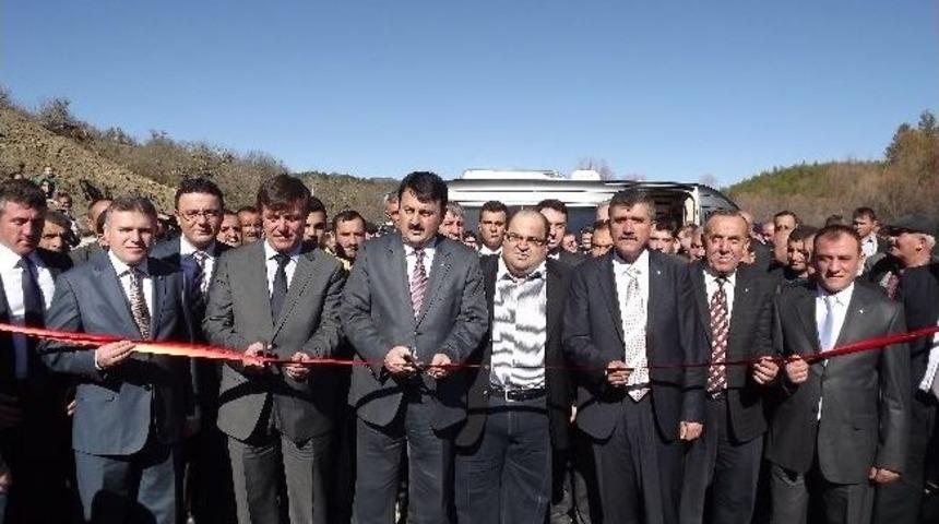 Daday Eflani Yol Yapımı Temel Atma T&ouml;reni Yapıldı