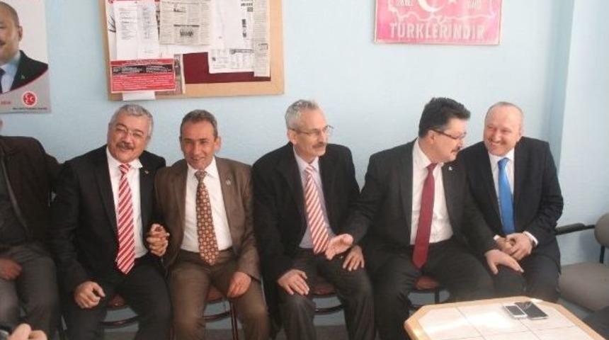 Bbp Adayı Alfatlı Ve Mhp Adayı Ko&ccedil;demir'den Centilmenlik