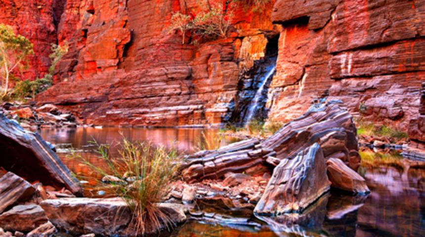 D&uuml;nyanın doğal kalmış nadir yerlerinden Karijini!