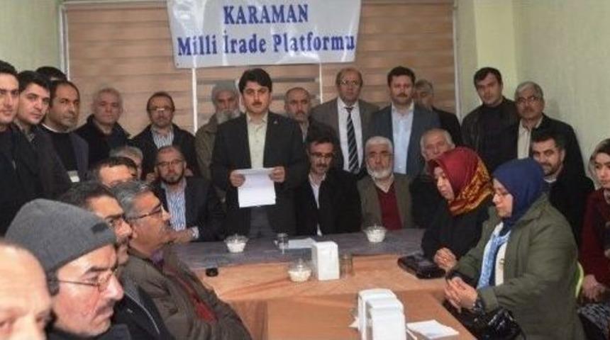 Karaman'da Stk'lardan Gezi Ve 17 Aralık Operasyonuna Tepki