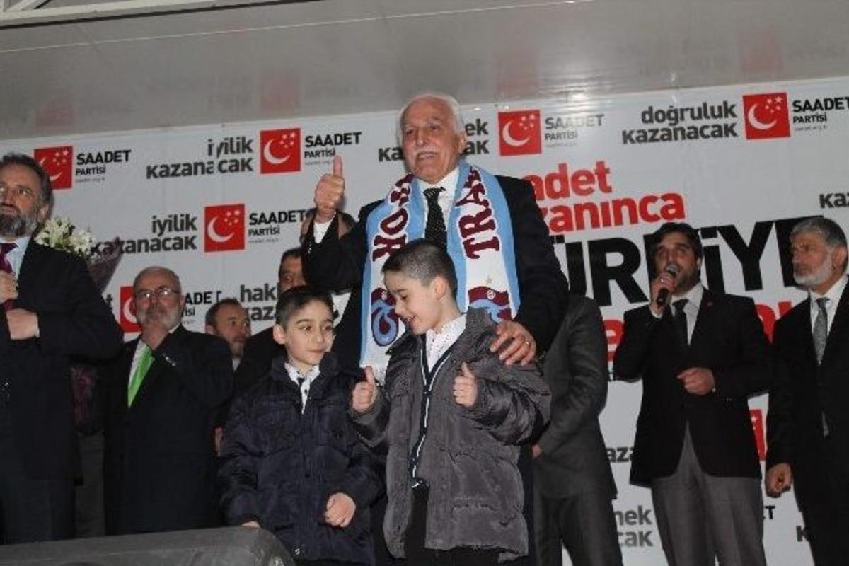 Sp Genel Başkanı Mustafa Kamalak Trabzon&rsquo;da