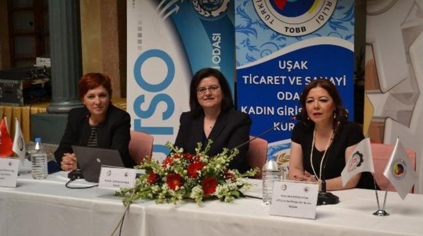 Uşak'ta "&ccedil;alışma Hayatında Lider Ve Kadın Girişimci Olmak" Konferansı