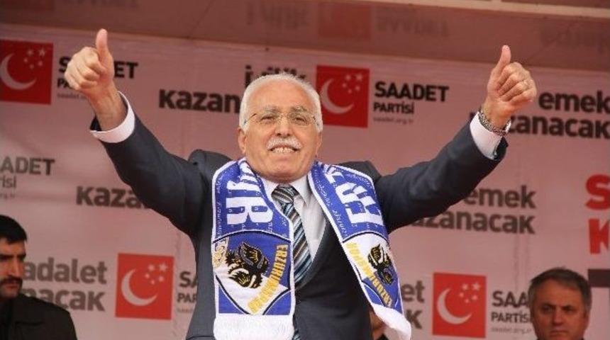 Sp Genel Başkanı Kamalak, Erzurum &lsquo;da