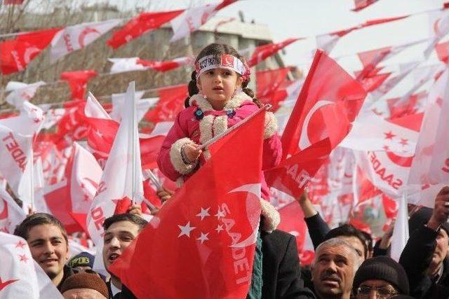 Sp Genel Başkanı Kamalak, Erzurum ‘da