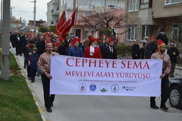 Mevlevi Dernekleri Gelibolu da Y&uuml;r&uuml;d&uuml; 1