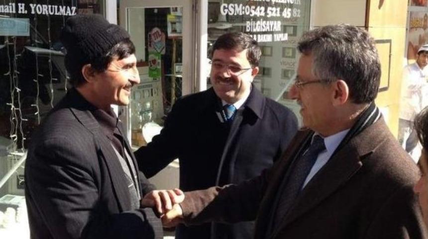 Ak Parti Yozgat Milletvekili Başer Ve Belediye Başkan Adayı Arslan&rsquo;dan Esnaf Ziyareti