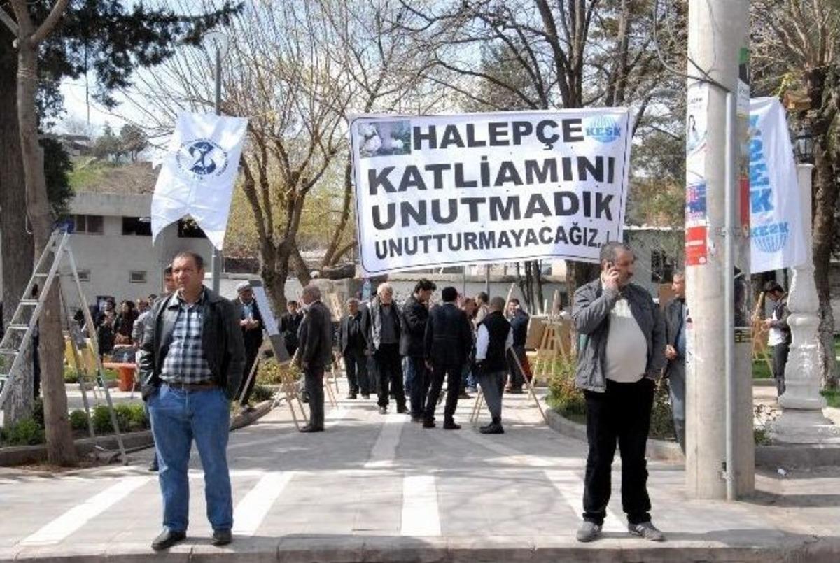 Siverek İl&ccedil;esinde Halep&ccedil;e Katliamı Anıldı